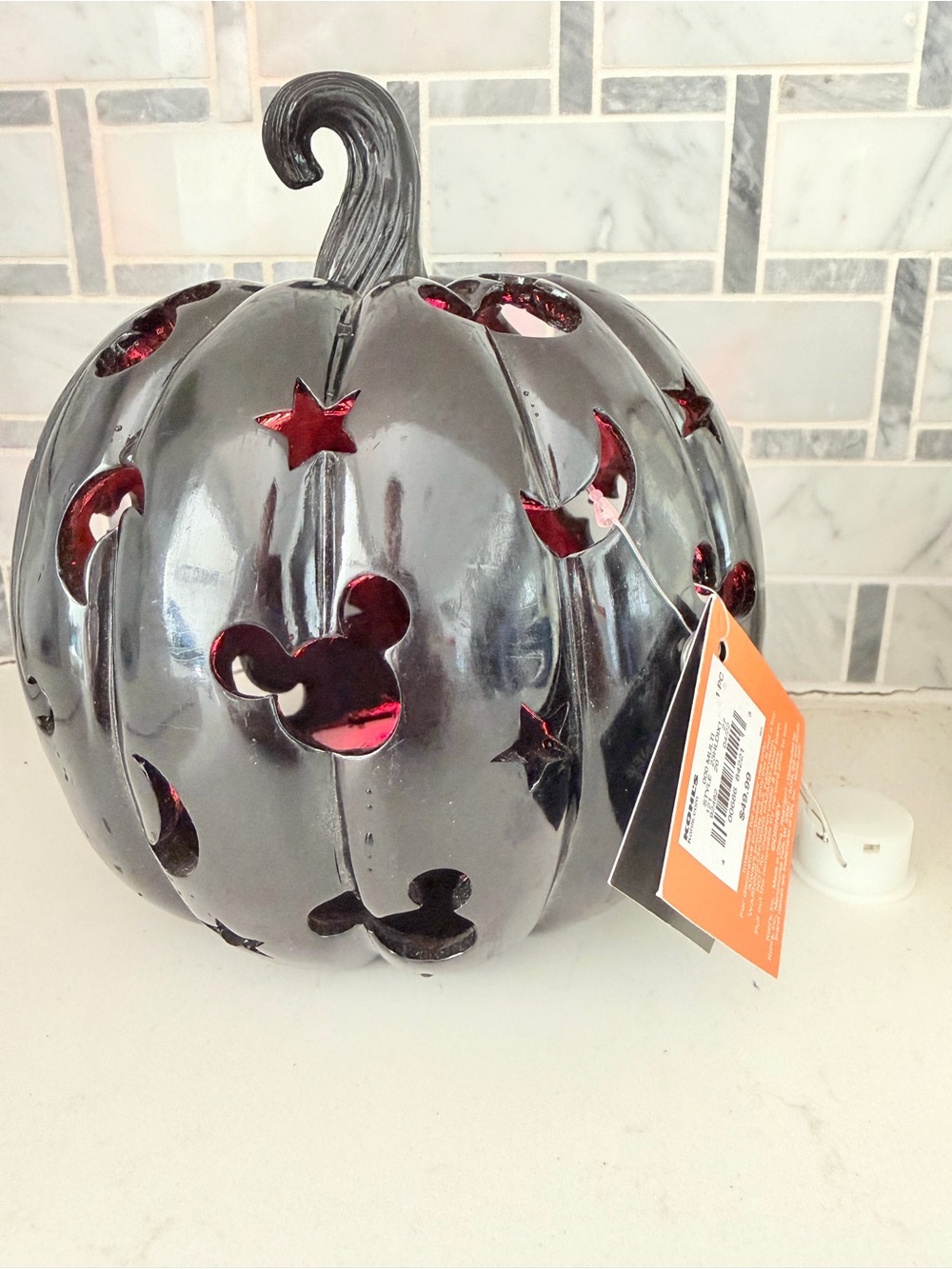 New Disney Mickey icon color changing light up pumpkin  halloween decoration - Picture 3 of 11